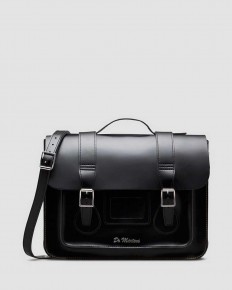 לצפייה במוצר תיק דוקטור מרטינס עור שחור - Dr. Martens Kiev Leather Messenger Bag Black